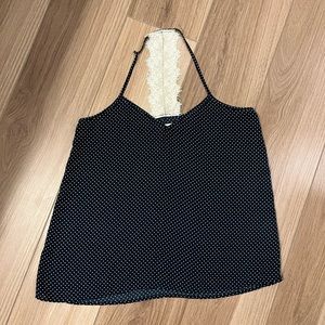 Abercrombie & fitch lace racerback top